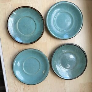 John B Taylor Country Fare Saucer Plates - Stamped, Vintage